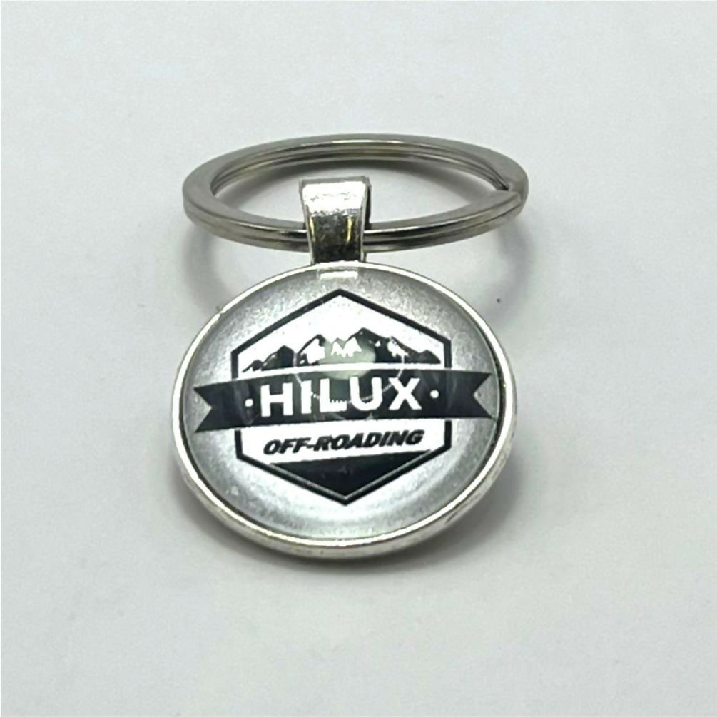 Glass & Metal Keyring - Hilux Off-Roading