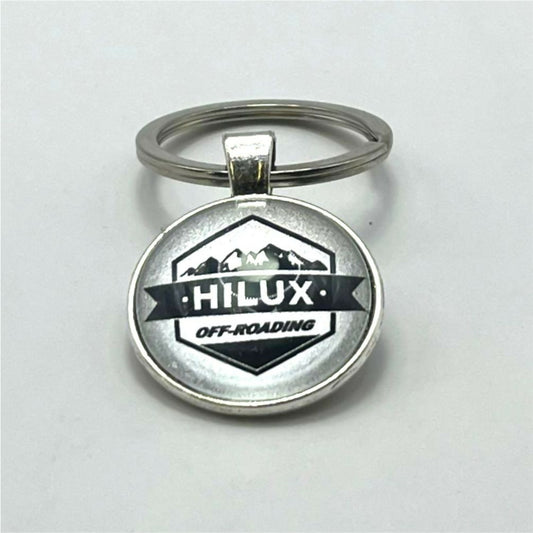 Glass & Metal Keyring - Hilux Off-Roading