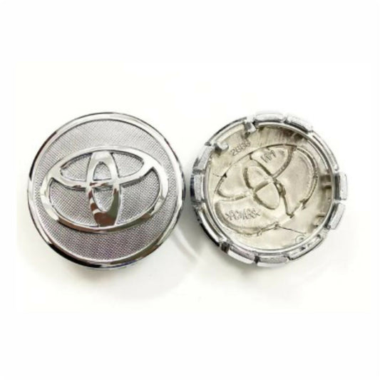 Centre Cap Set (4pc) - 57mm - Toyota Compatible - Mesh Design
